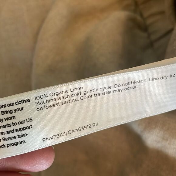 Eileen Fisher Organic Linen Wide leg Pants size Medium - Picture 6 of 10